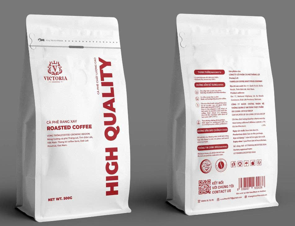 CÀ PHÊ RANG XAY - HOÀ TAN VCOFFEE